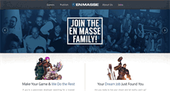 Desktop Screenshot of enmasse.com